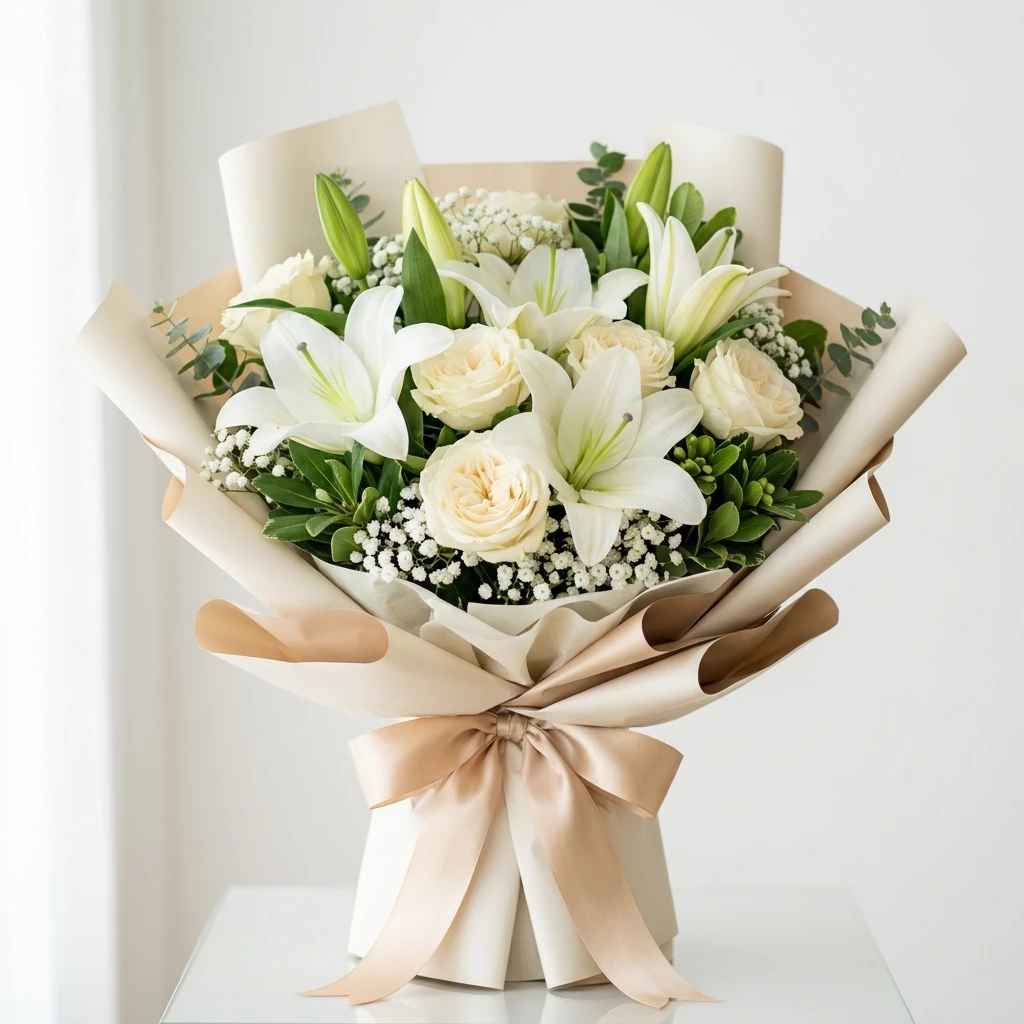 Galeri Buket Lily Putih Casablanca